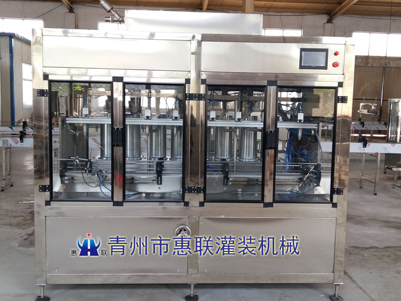 食用油灌裝機流水線-洗瓶 烘干 灌裝 封口 貼標 裝箱 惠聯專業(yè)